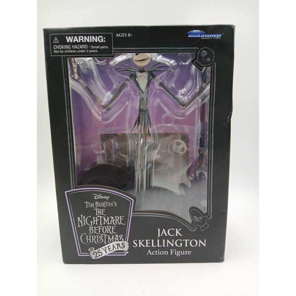 Diamond Select – JACK SKELLINGTON – Nightmare Before Christmas NEW Damaged Box